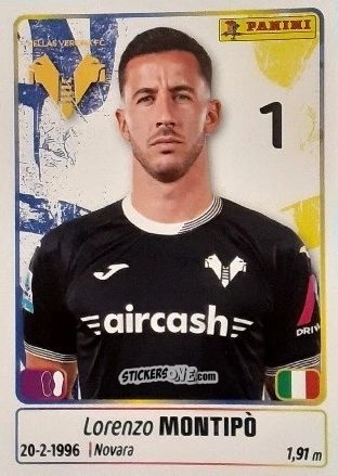 Figurina Lorenzo Montipo' - Calciatori 2025-2026 n. 199 - Panini
