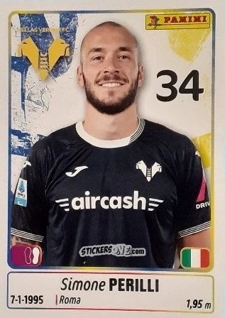 Cromo Simone Perilli - Calciatori 2025-2026 n. 200 - Panini
