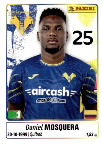 Cromo Daniel Mosquera - Calciatori 2025-2026 n. 216 - Panini