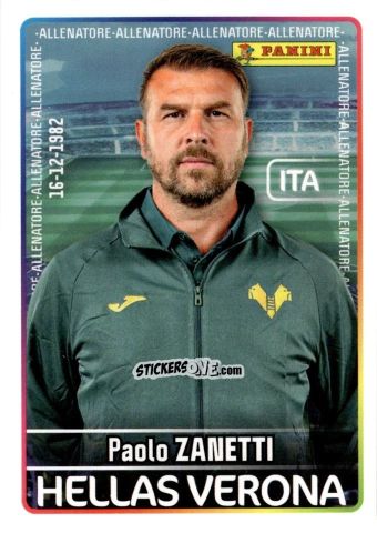 Cromo Paolo Zanetti - Calciatori 2025-2026 n. 219 - Panini
