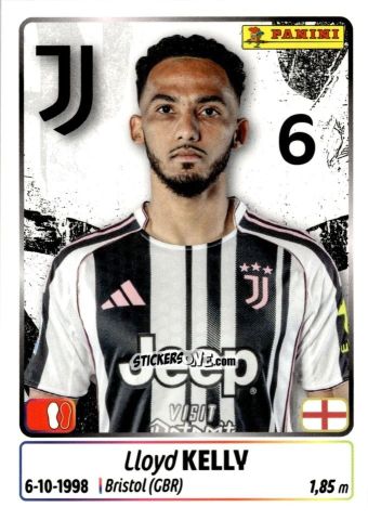 Sticker Lloyd Kelly - Calciatori 2025-2026 n. 250 - Panini