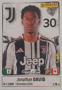 Cromo Jonathan David - Calciatori 2025-2026 n. 261 - Panini
