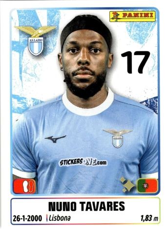 Sticker Nuno Tavares - Calciatori 2025-2026 n. 271 - Panini