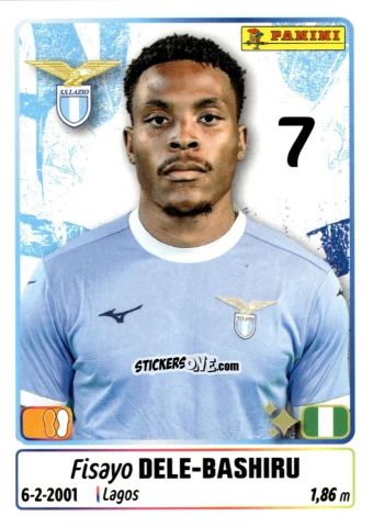 Cromo Fisayo Dele-Bashiru - Calciatori 2025-2026 n. 273 - Panini