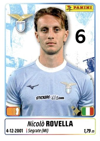 Cromo Nicolo' Rovella - Calciatori 2025-2026 n. 274 - Panini