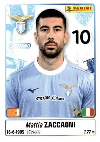 Cromo Mattia Zaccagni - Calciatori 2025-2026 n. 275 - Panini