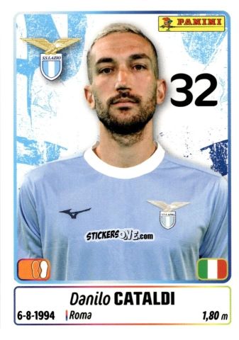 Cromo Danilo Cataldi - Calciatori 2025-2026 n. 279 - Panini