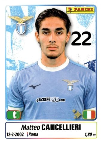 Cromo Matteo Cancellieri - Calciatori 2025-2026 n. 282 - Panini