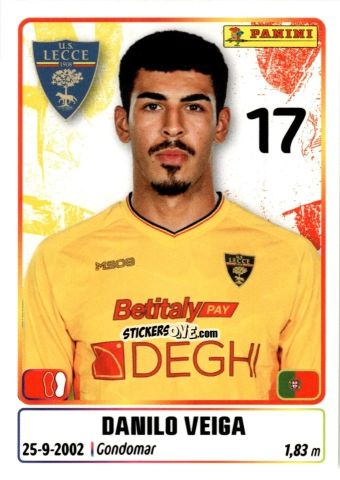 Sticker Danilo Veiga - Calciatori 2025-2026 n. 292 - Panini