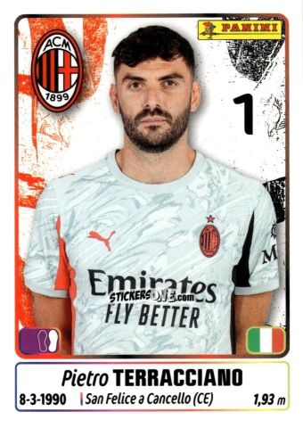Figurina Pietro Terracciano - Calciatori 2025-2026 n. 310 - Panini