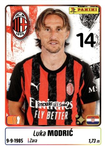 Figurina Luka Modric - Calciatori 2025-2026 n. 322 - Panini