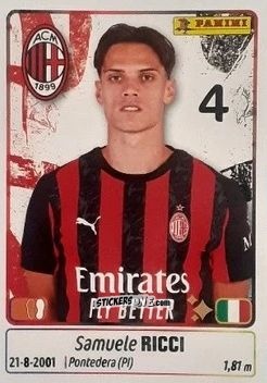Figurina Samuele Ricci - Calciatori 2025-2026 n. 324 - Panini