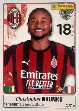 Cromo Christopher Nkunku - Calciatori 2025-2026 n. 326 - Panini