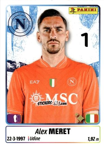 Cromo Alex Meret - Calciatori 2025-2026 n. 331 - Panini