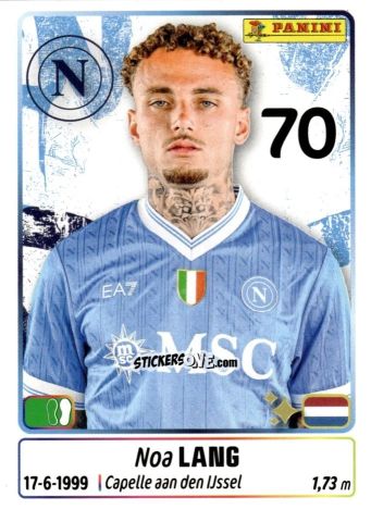 Cromo Noa Lang - Calciatori 2025-2026 n. 347 - Panini