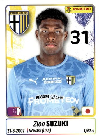 Cromo Zion Suzuki - Calciatori 2025-2026 n. 353 - Panini