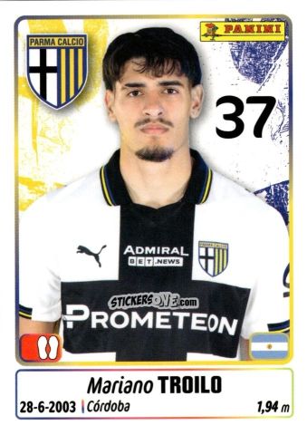 Cromo Mariano Troilo - Calciatori 2025-2026 n. 360 - Panini