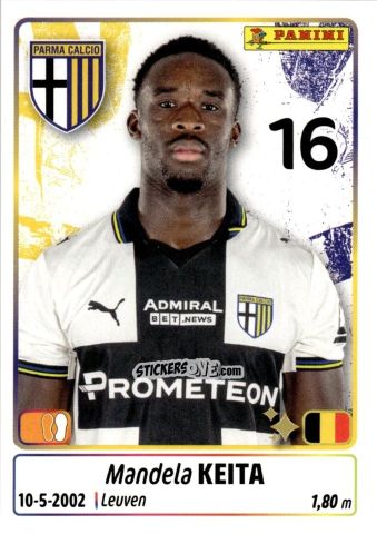 Cromo Mandela Keita - Calciatori 2025-2026 n. 365 - Panini