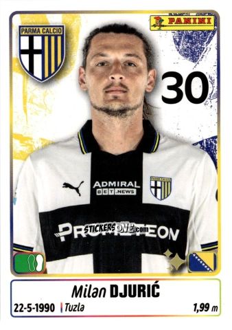 Cromo Milan Djuric - Calciatori 2025-2026 n. 371 - Panini