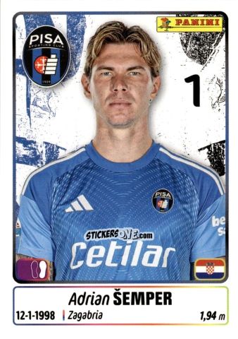 Figurina Adrian Semper - Calciatori 2025-2026 n. 376 - Panini