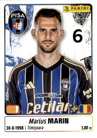 Cromo Marius Marin - Calciatori 2025-2026 n. 389 - Panini