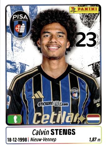 Cromo Calvin Stengs - Calciatori 2025-2026 n. 394 - Panini