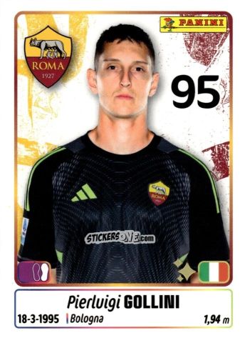 Cromo Pierluigi Gollini - Calciatori 2025-2026 n. 398 - Panini