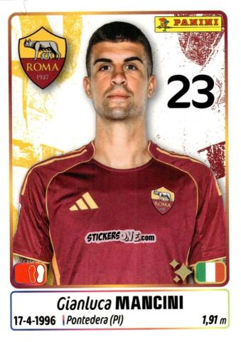 Figurina Gianluca Mancini - Calciatori 2025-2026 n. 400 - Panini