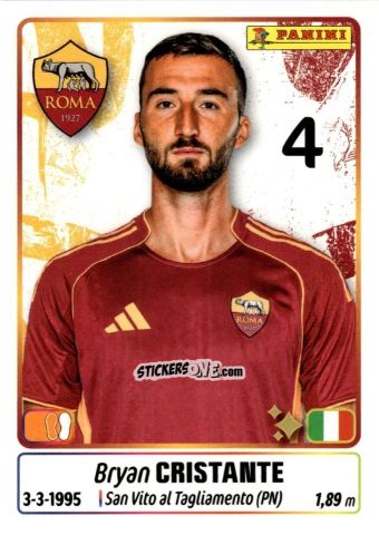 Cromo Lorenzo Pellegrini - Calciatori 2025-2026 n. 406 - Panini