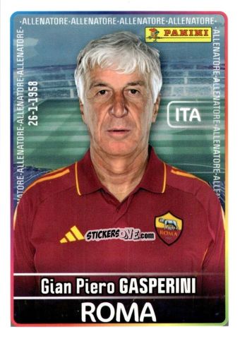 Cromo Gian Piero Gasperini - Calciatori 2025-2026 n. 417 - Panini