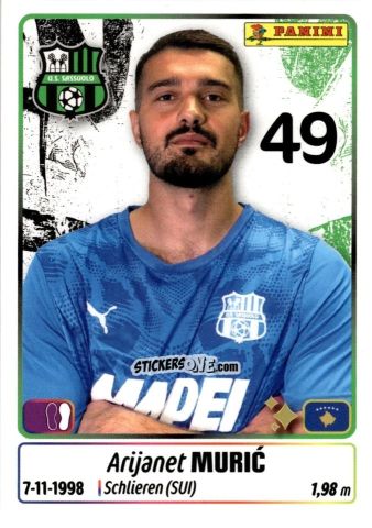 Sticker Arijanet Muric - Calciatori 2025-2026 n. 420 - Panini