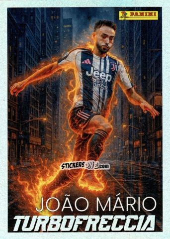 Figurina Joao Mario (Juventus) - Calciatori 2025-2026 n. 500 - Panini