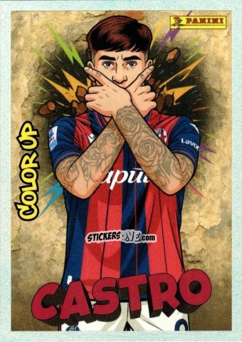 Cromo Santiago Castro (Bologna) - Calciatori 2025-2026 n. 506 - Panini
