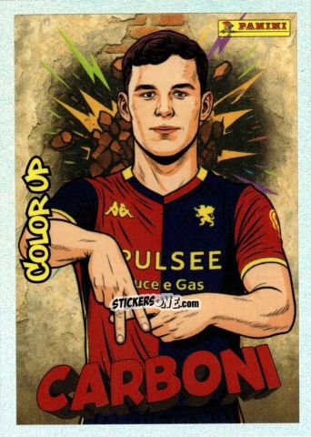 Sticker Valentin Carboni (Genoa) - Calciatori 2025-2026 n. 509 - Panini