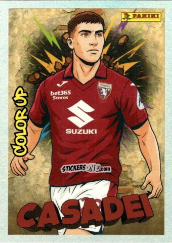 Cromo Cesare Casadei (Torino) - Calciatori 2025-2026 n. 511 - Panini