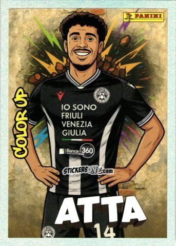 Cromo Arthur Atta (Udinese) - Calciatori 2025-2026 n. 512 - Panini