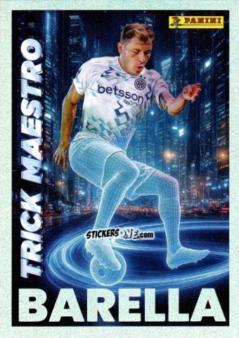 Cromo Nicolo' Barella (Inter) - Calciatori 2025-2026 n. 524 - Panini