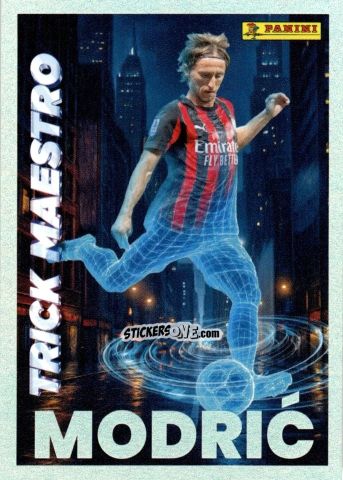 Figurina Luka Modric (Milan) - Calciatori 2025-2026 n. 526 - Panini
