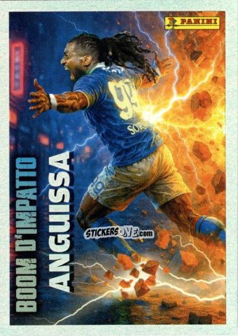 Cromo Andre'-Frank Anguissa (Napoli) - Calciatori 2025-2026 n. 536 - Panini