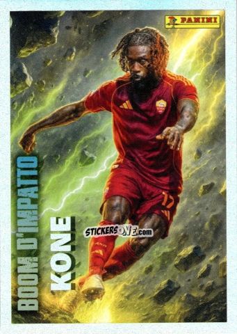 Cromo Manu Kone' (Roma) - Calciatori 2025-2026 n. 538 - Panini