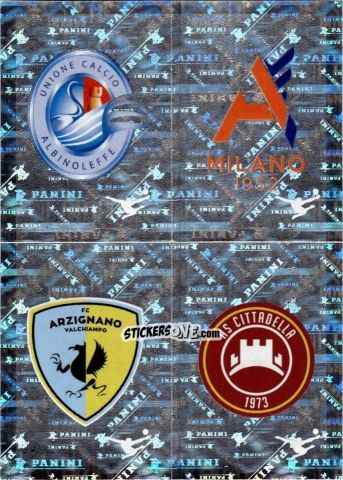 Figurina Albinoleffe / Alcione Milano / Arzignano / Cittadella (Scudetto) - Calciatori 2025-2026 n. 574 - Panini
