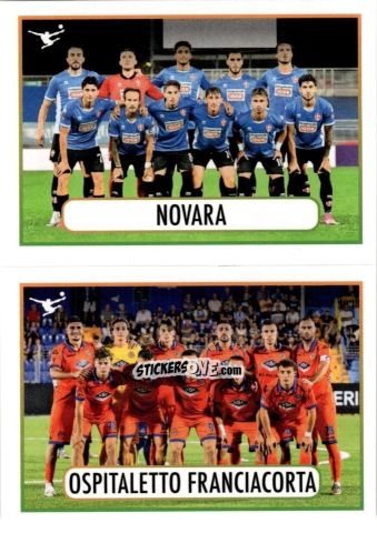 Figurina Novara / Ospitaletto (Squadra) - Calciatori 2025-2026 n. 582 - Panini