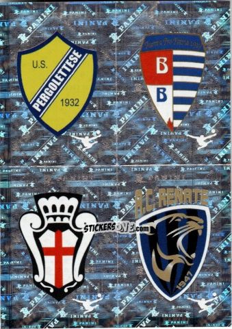 Sticker Pergolettese / Pro Patria / Pro Vercelli / Renate (Scudetto) - Calciatori 2025-2026 n. 583 - Panini