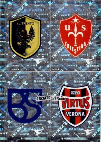 Sticker Trento / Triestina / Union Brescia / Virtus Veron (Scudetto) - Calciatori 2025-2026 n. 586 - Panini
