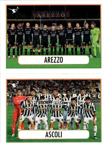 Figurina Arezzo / Ascoli (Squadra) - Calciatori 2025-2026 n. 590 - Panini