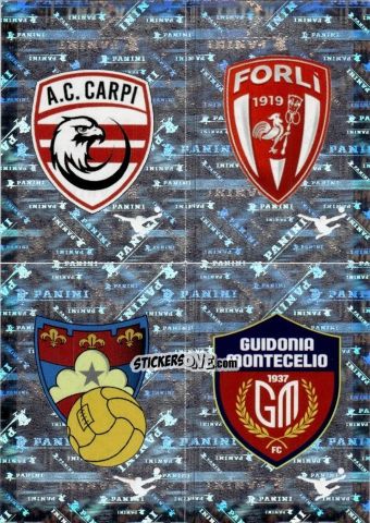 Cromo Carpi / Forli / Gubbio / Guidonia Montecelio (Scudetto) - Calciatori 2025-2026 n. 592 - Panini