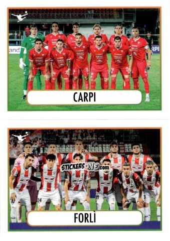 Figurina Carpi / Forli (Squadra) - Calciatori 2025-2026 n. 593 - Panini