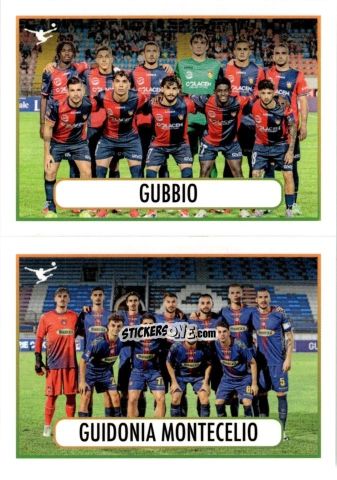 Cromo Gubbio / Guidonia Montecelio (Squadra) - Calciatori 2025-2026 n. 594 - Panini