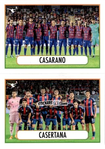 Figurina Casarano / Casertana (Squadra) - Calciatori 2025-2026 n. 608 - Panini