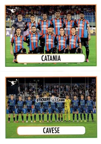 Cromo Catania / Cavese (Squadra) - Calciatori 2025-2026 n. 609 - Panini